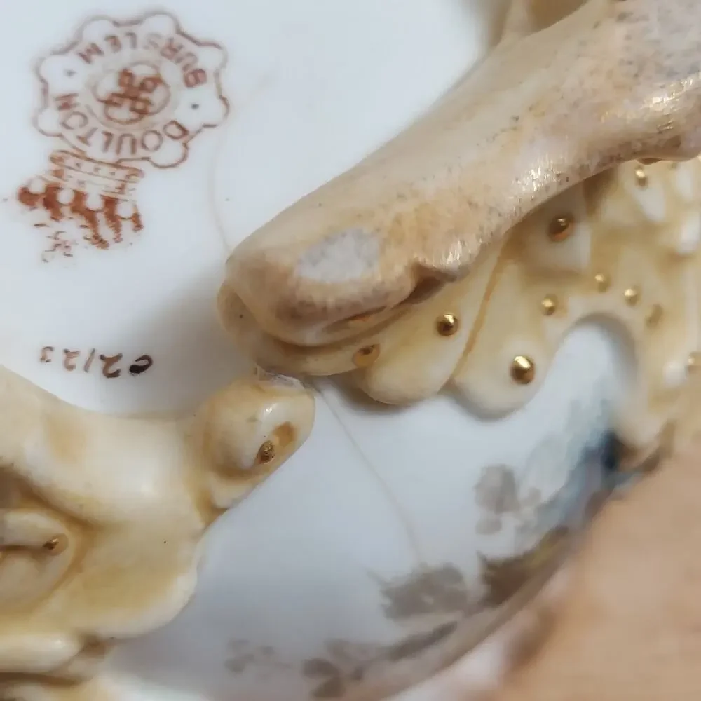 Antique Royal Doulton Burslem Floral 3.5